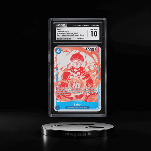 2025 One Piece Promo 3rd Anniversary Treasure Campaign Sabo #OP10-049 CGC 10 GEM MINT