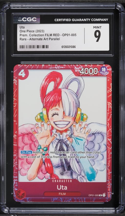 2023 One Piece Premium Collection FILM RED Uta #OP01-005 CGC 9 MINT