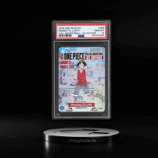2026 One Piece Promo College Basketball US Voyage Monkey D. Luffy #P-055 PSA 10
