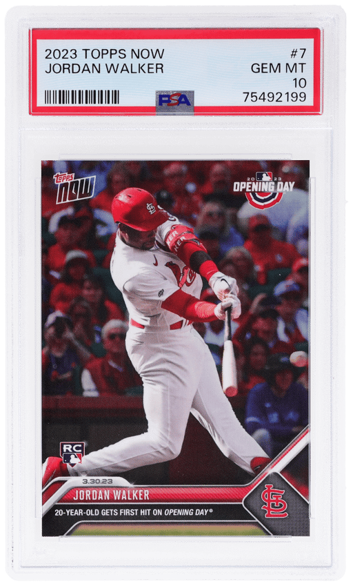 2023 Topps Now Jordan Walker #7 /10351 PSA 10