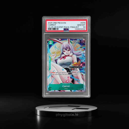 2025 One Piece Championship 2025-26 Event Pack Finalist Carrot #P-070 PSA 10