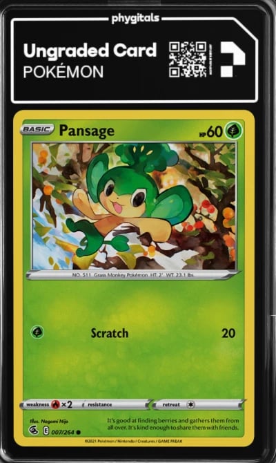 2021 Pansage Fusion Strike #007