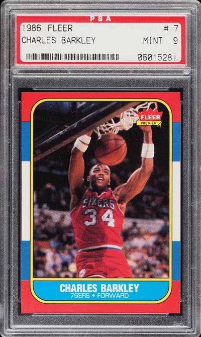 1986 Fleer Basketball Charles Ba