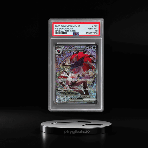2025 Pokemon Mega Dream Ex High Class Expansion Japanese Special Art Rare N's Zoroark Ex #242 PSA 10