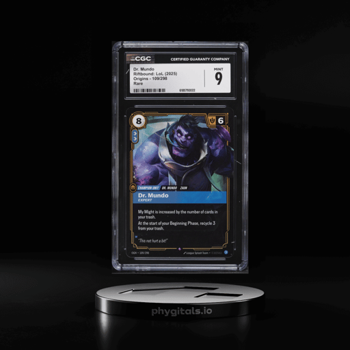 2025 Riftbound League Of Legends LoL Origins Dr. Mundo #109 CGC 9 MINT