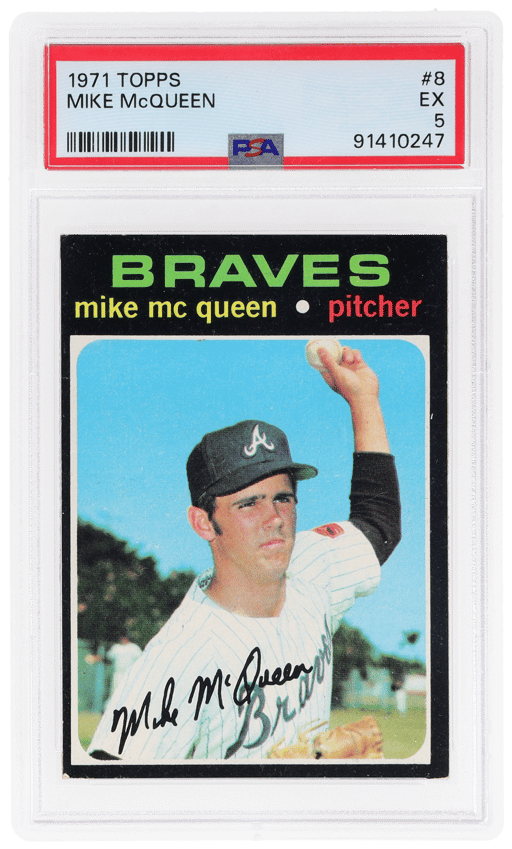 1971 Topps Mike Mcqueen #8 PSA 5