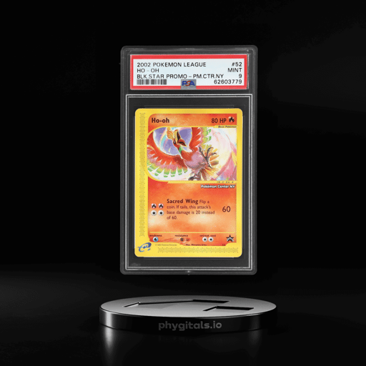2002 Pokemon Wizards of the Coast Black Star Promo Pokemon Center New York Ho Oh #52 PSA 9