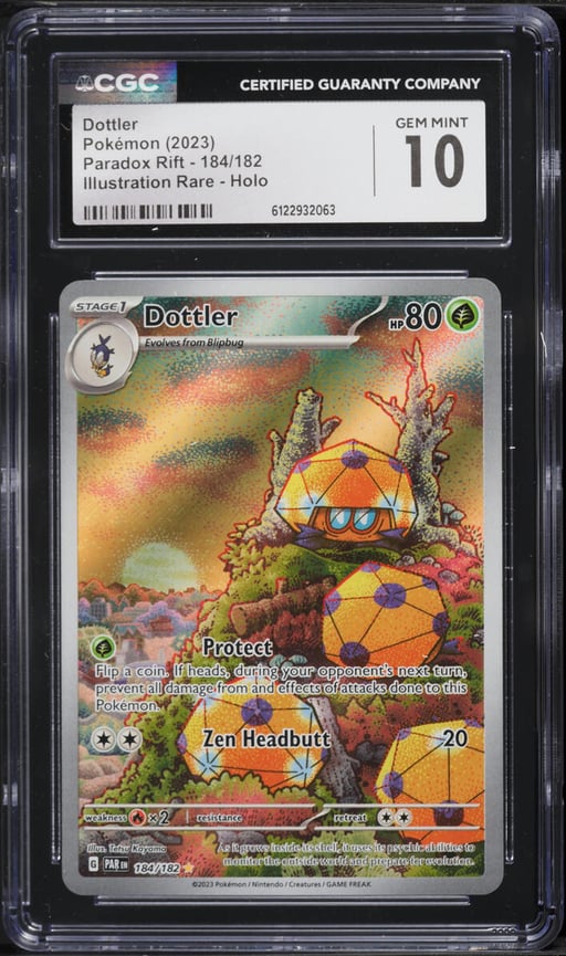 2023 Pokemon Scarlet & Violet Paradox Rift IR Dottler #184 CGC 10 GEM MINT