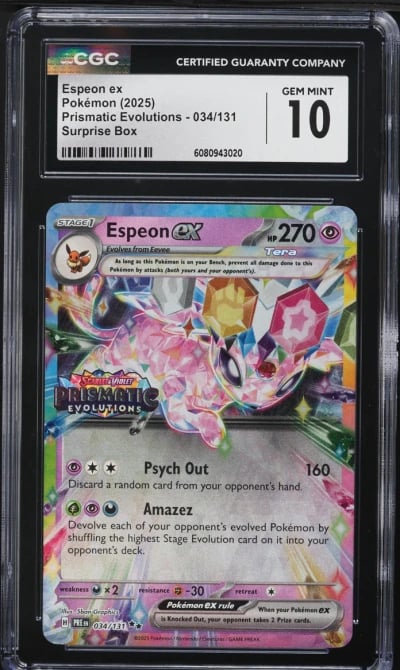 2025 Pokemon SV Prismatic Evolut