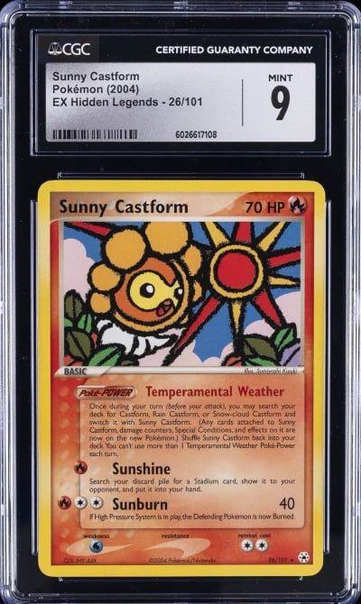 2004 POKEMON EX HIDDEN LEGENDS #