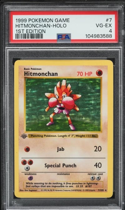 1999 Pokemon Base Set Shadowless