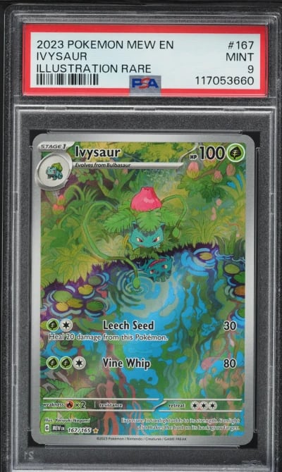 2023 Pokemon Scarlet & Violet 151 IR Ivysaur #167 PSA 9 MINT