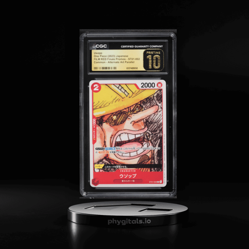 2023 One Piece Japanese Film Red Finale Promo Alt Art Usopp #ST01-002 CGC 10 PRISTINE