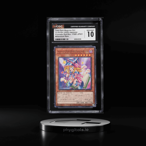 2020 Yu-Gi-Oh! Japanese PGB Toon Dark Magician Girl #PGB1-JP021 CGC 10 GEM MINT