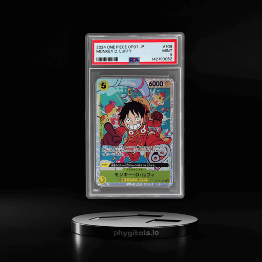 2024 One Piece 500 Years In the Future Japanese Foil Super Rare Monkey D. Luffy #OP07109 PSA 9