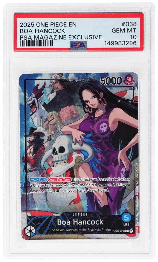 2025 One Piece Promo Psa Magazine Exclusive Boa Hancock #OP07038 PSA 10