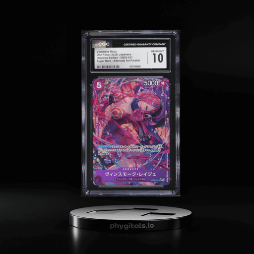 2025 One Piece Japanese Heroines Edition Alt Art Vinsmoke Reiju #EB03-031 CGC 10 GEM MINT