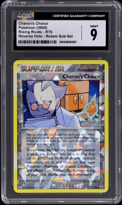 2009 Pokemon Platinum Rising Rivals Holo Charon's Choice #RT6 CGC 9