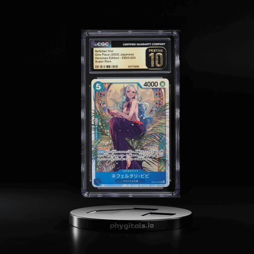2025 One Piece Japanese Heroines Edition SR Nefeltari Vivi #EB03-024 CGC 10 PRISTINE