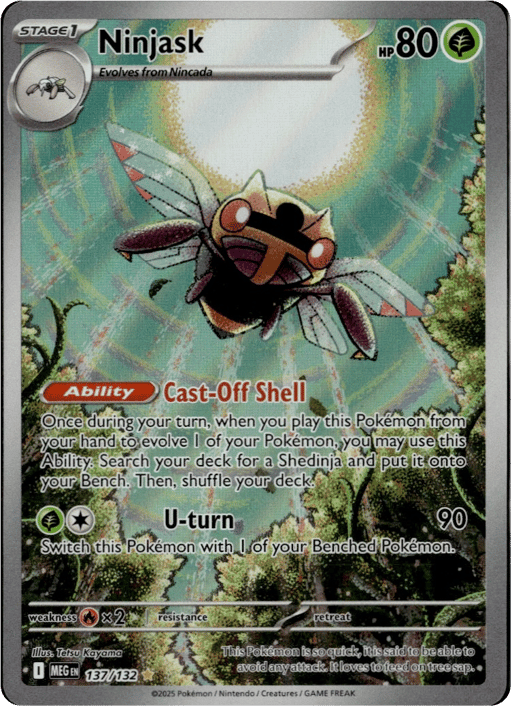 2025 Ninjask #137 Mega Evolution