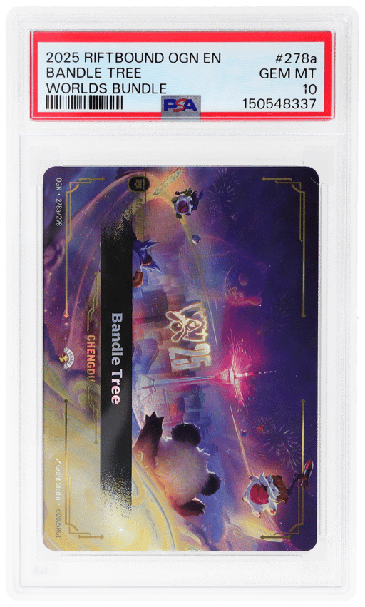 2025 Riftbound: League of Legends Origins Worlds Bundle Chengdu Bandle Tree #278a PSA 10