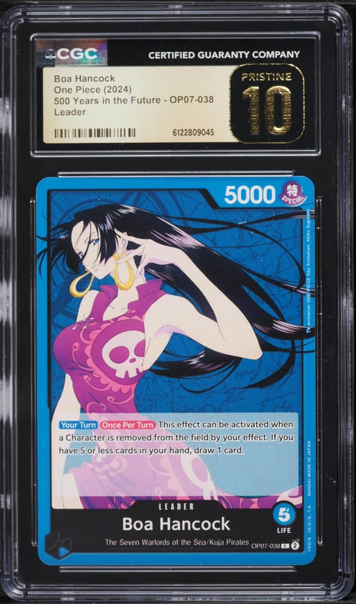 2024 One Piece 500 Years In The Future Boa Hancock #OP07-038 CGC 10 PRISTINE
