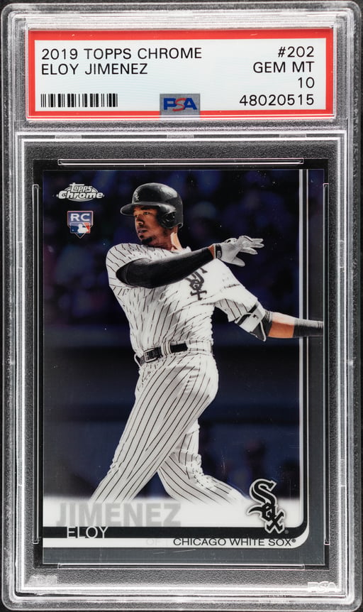 2019 Topps Chrome Eloy Jimenez #202 PSA 10