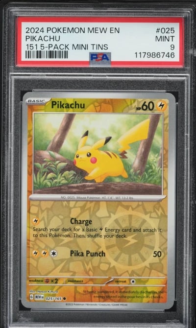 2024 Pokemon Mew En-151 5 Pack M