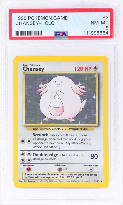 1999 Pokemon Base Set Holo Chans