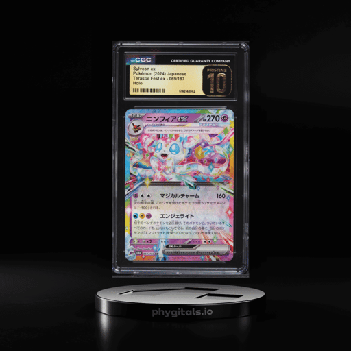 2024 Pokemon Japanese Scarlet & Violet Terastal Fest Ex Holo Sylveon EX #69 CGC 10 PRISTINE