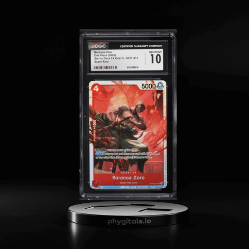2025 One Piece Starter Deck EX Gear 5 SR Roronoa Zoro #ST21-015 CGC 10 GEM MINT