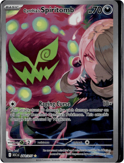 2026 Cynthia's Spiritomb #244 Ascended Heroes