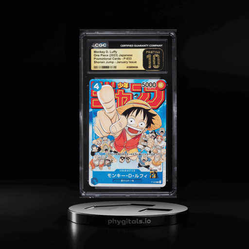 2023 One Piece Japanese Promo Shonen Jump January Monkey D. Luffy #P-033 CGC 10 PRISTINE