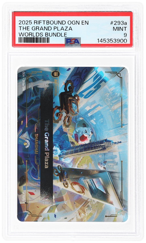 2025 Riftbound: League of Legends Origins Worlds Bundle 2025 the Grand Plaza #293a PSA 9
