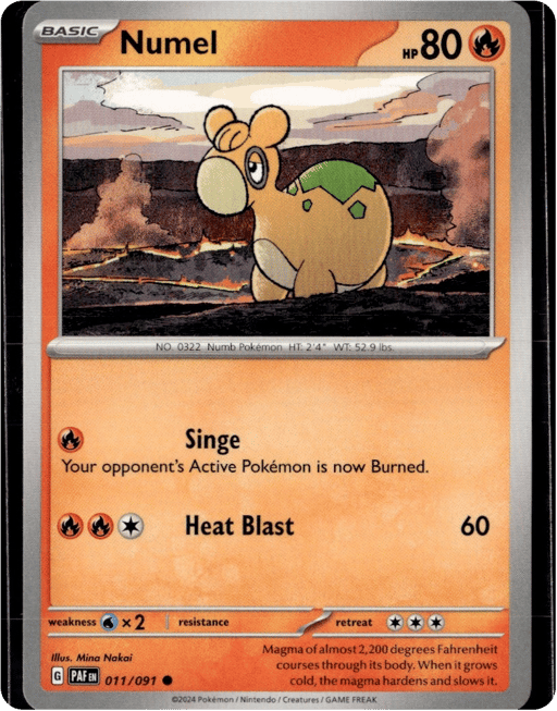 2024 Numel #11 Paldean Fates