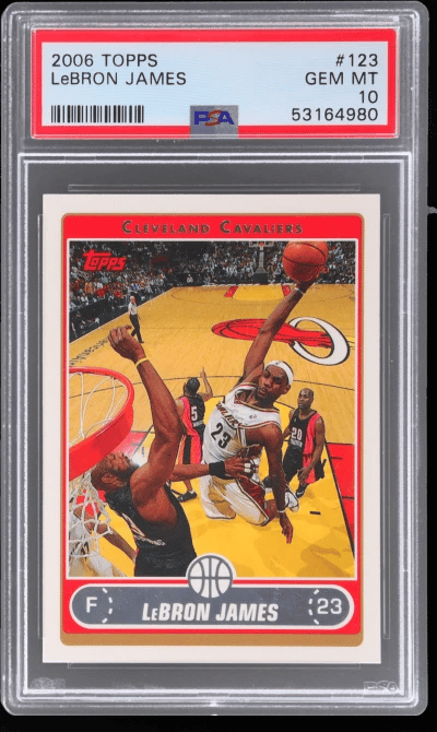 2006 Topps LeBron James #123 PSA