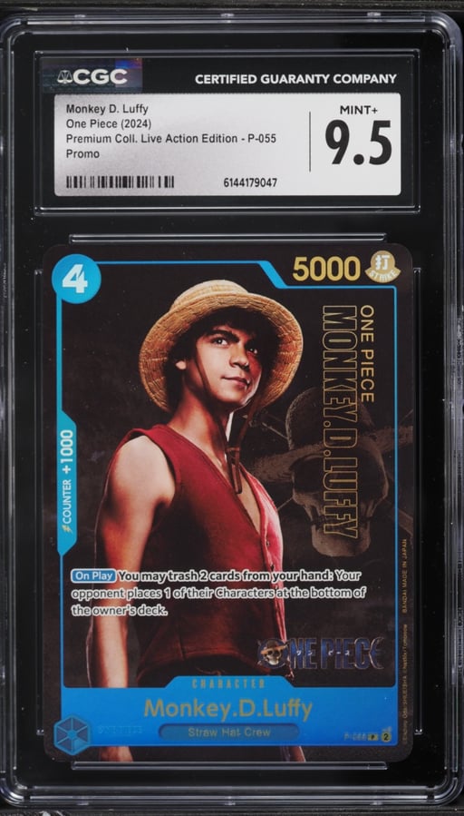 2024 One Piece Promo Premium Collection Live Action Edition Alt Art Monkey D. Luffy CGC 9.5