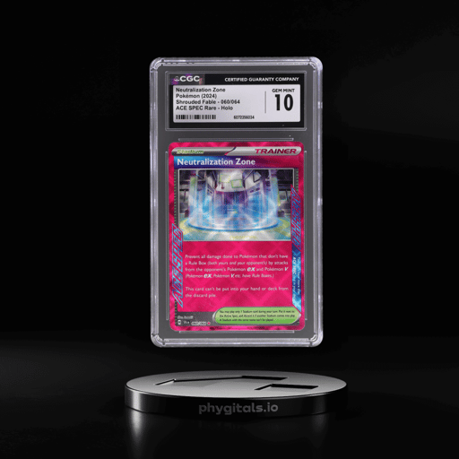 2024 Pokemon Scarlet and Violet Shrouded Fable Ace Spec Rare Neutralization Zone #060 CGC 10