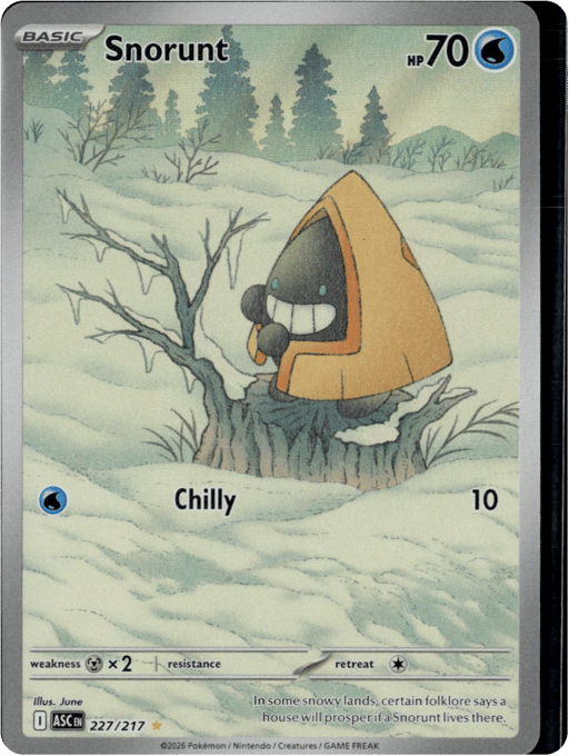 2026 Snorunt #227 Ascended Heroes
