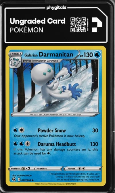 2021 Galarian Darmanitan Fusion Strike #072