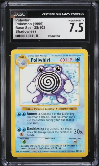 1999 Pokemon Base Set Shadowless