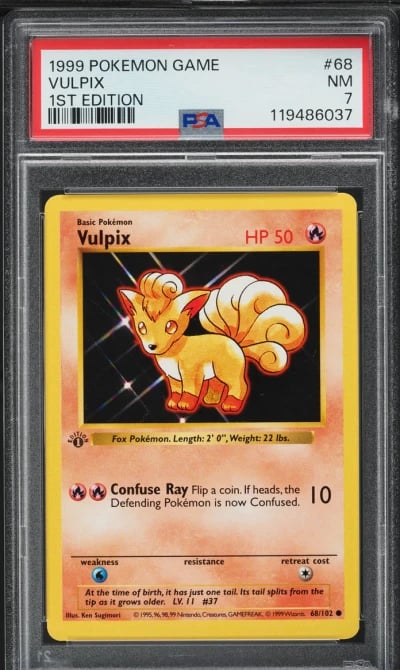 1999 Pokemon Base Set Shadowless