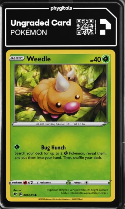 2020 Weedle Vivid Voltage #001