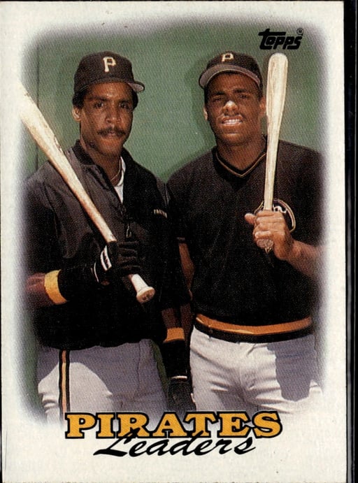 1988 Barry Bonds #231 1987 Team Leaders