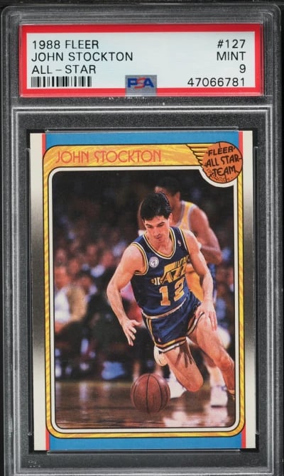 1988 Fleer Basketball John Stock