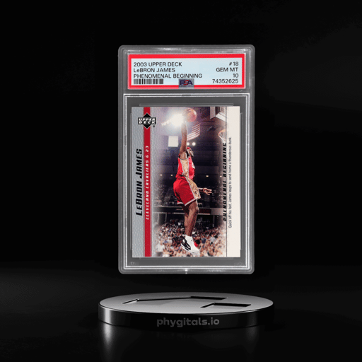 2003 Upper Deck Phenomenal Beginning LeBron James #18 PSA 10