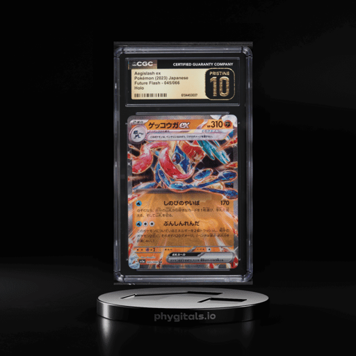 2023 Pokemon Japanese Scarlet & Violet Future Flash Holo Aegislash ex #45 CGC 10 PRISTINE