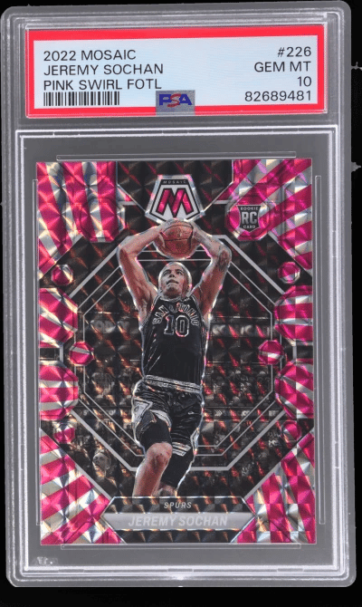 2022 Panini Mosaic Pink Swirl Fo