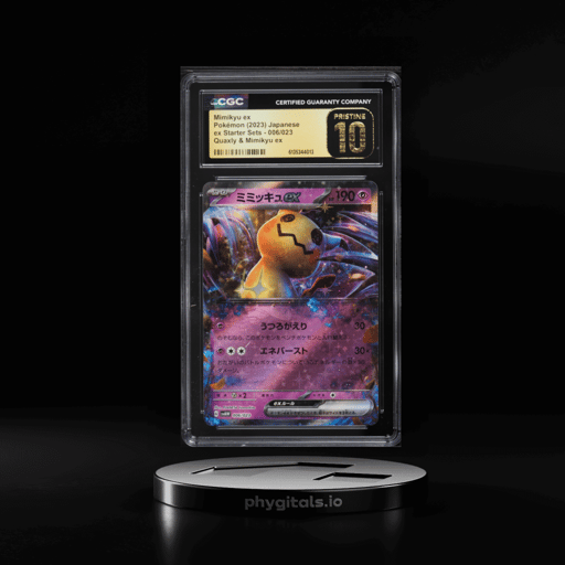 2023 Pokemon Japanese Scarlet & Violet Ex Starter Sets Holo Mimikyu ex #6 CGC 10 PRISTINE