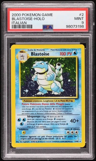 2000 Pokemon Italian Base Set Ho